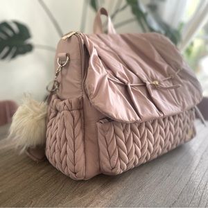 HAPP Diaper Backpack / Levy in Dusty Rose